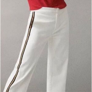 Seafarer White Denim Pants Made In Italy Sz 26